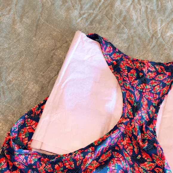 Geometric Pattern Racerback Dress - Picture 6 of 6